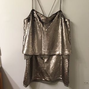 Night out silver dress